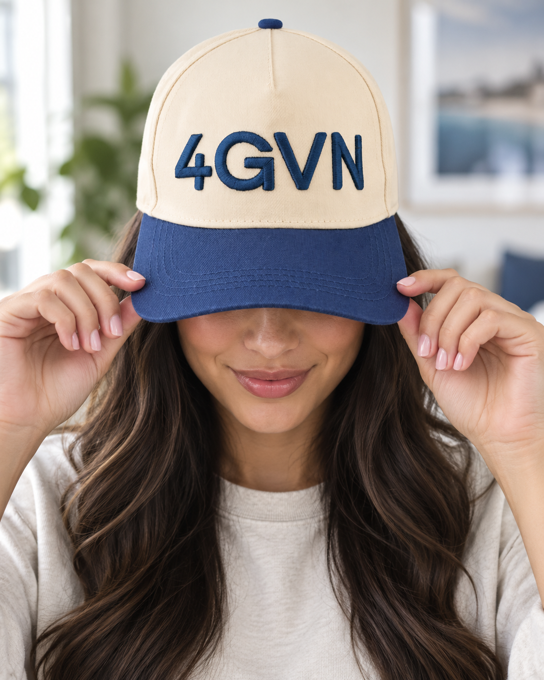 Blue/Beige 4GVN Hat