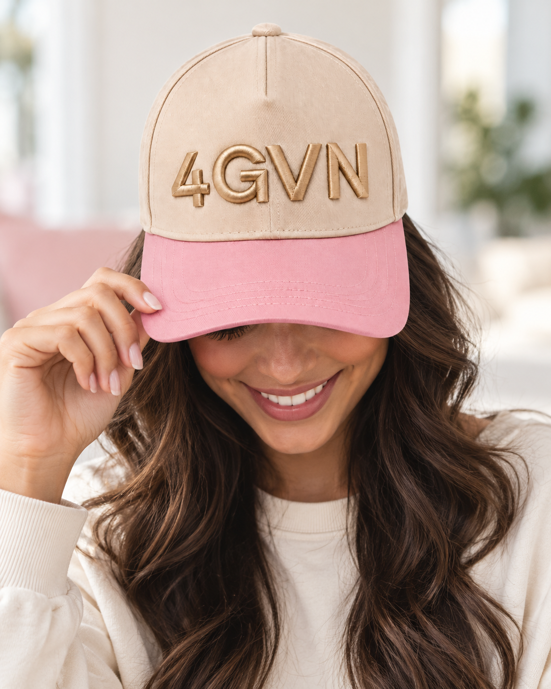 Light Pink/Beige 4GVN Hat
